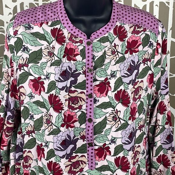 Matilda Jane Once Upon a Time Dusk Dawn Floral Top Style Number 22610T size M - Picture 3 of 9